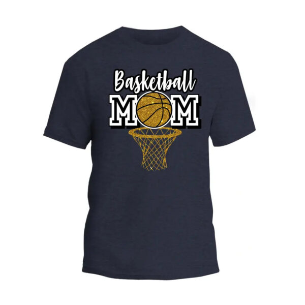 Basketball Glitter Mom Unisex T-Shirt