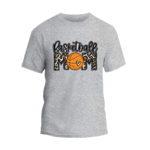 Basketball Mom Leopard Unisex T-Shirt