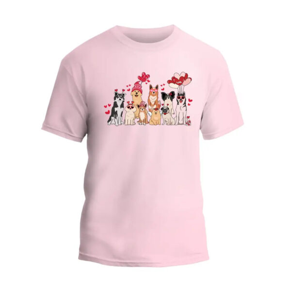 Dog Mama Valentine's Day Unisex T-Shirt