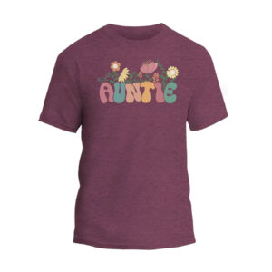 Floral Auntie Unisex T-Shirt