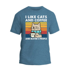 I Like Cats and Coffee Unisex T-Shirt