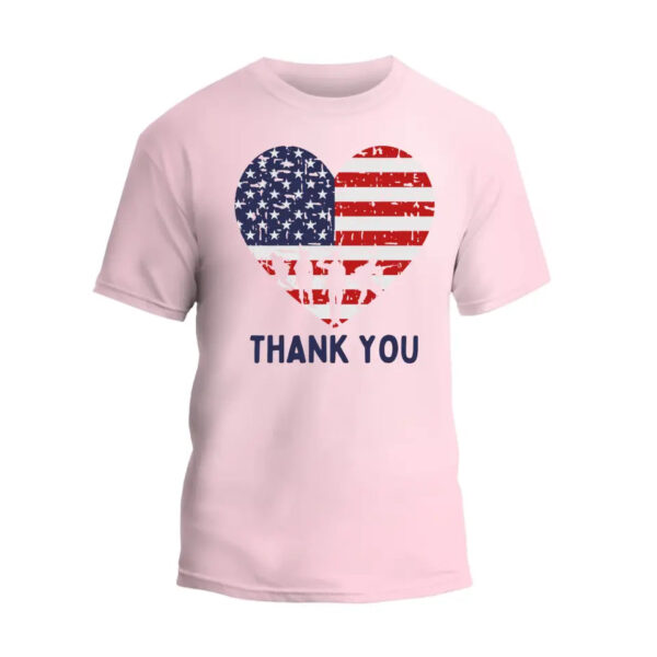 Thank You Usa Heart Unisex T-Shirt