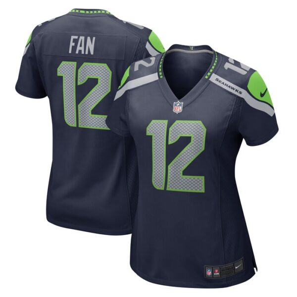 12s Seattle Seahawks Women Player Jersey - Navy