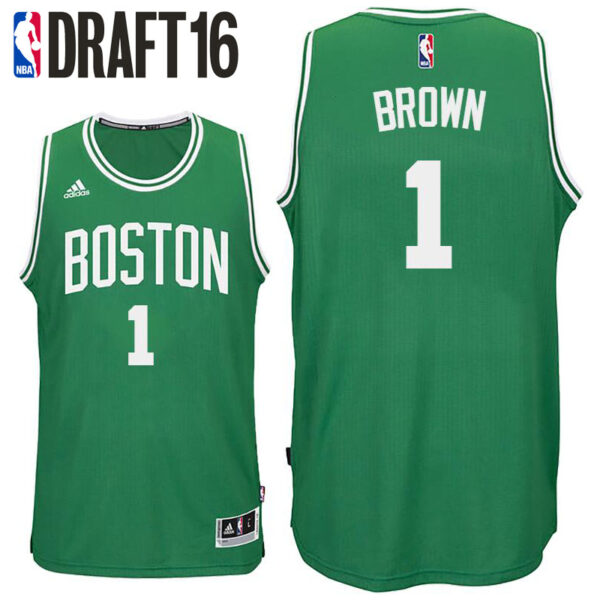 2016 Draft Pick Boston Celtics Jaylen Brown Road Green Swingman Jersey