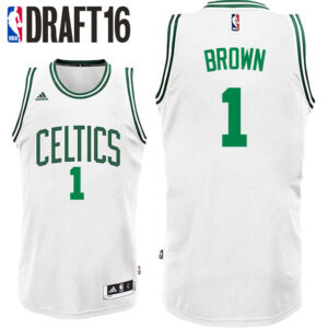 2016 Draft Pick Boston Celtics Jaylen Brown White Home Swingman Jersey