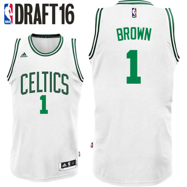 2016 Draft Pick Boston Celtics Jaylen Brown White Home Swingman Jersey