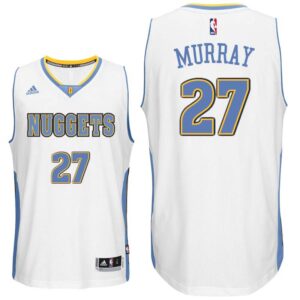 2016 Draft Pick Denver Nuggets #27 Jamal Murray White Home Swingman Jersey