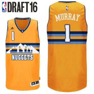 2016 Draft Pick Denver Nuggets Jamal Murray Gold Alternate Swingman Jersey