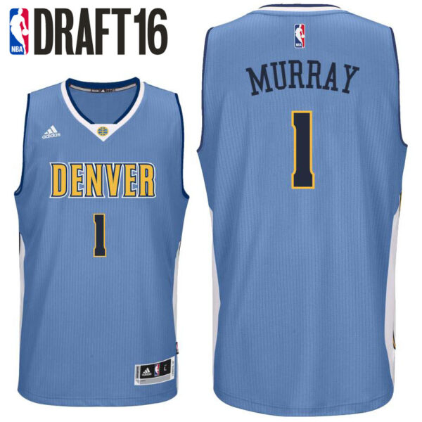 2016 Draft Pick Denver Nuggets Jamal Murray Road Blue Swingman Jersey