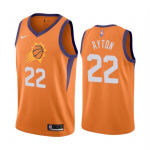 2019-20 Phoenix Suns Deandre Ayton Orange Statement Jersey