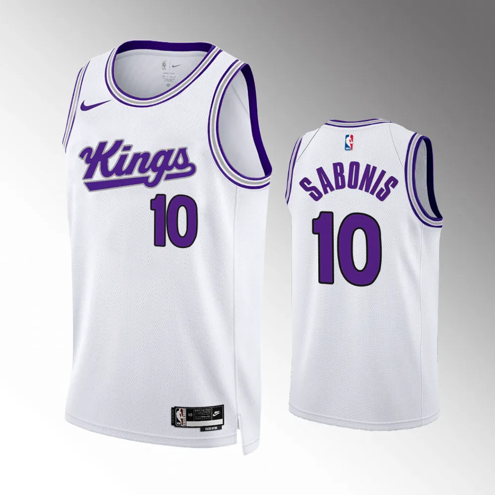 2023-24 Association Edition Sacramento Kings #10 Domantas Sabonis White Swingman Jersey