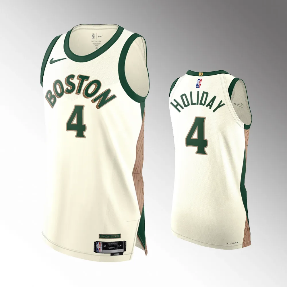 2023-24 Boston Celtics #4 Jrue Holiday Green City Edition Jersey