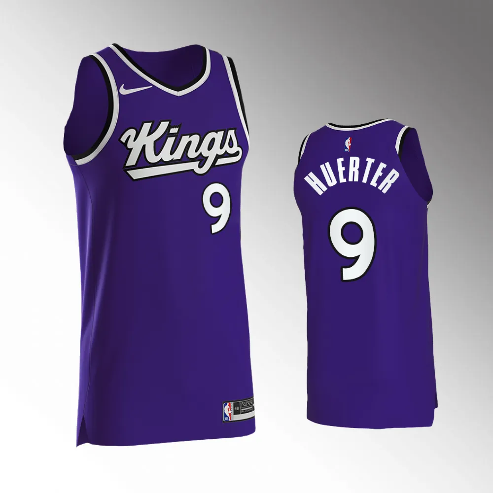 2023-24 Icon Edition Sacramento Kings #9 Kevin Huerter Purple Swingman Jersey