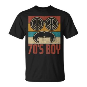 70'S Boy 70S Hippie Costume 70S Outfit 1970S Theme Party 70S Unisex T-Shirt