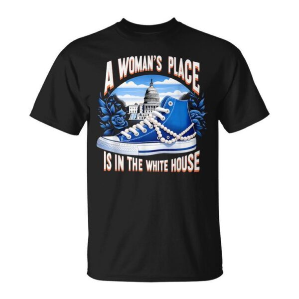 A Woman's Place Is In The White House Kamala Harris Costume Unisex T-Shirt