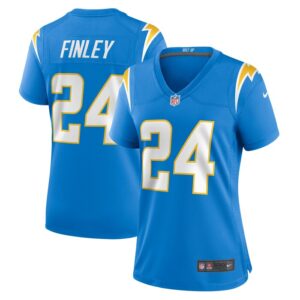 AJ Finley Los Angeles Chargers Women Team Game Jersey - Powder Blue