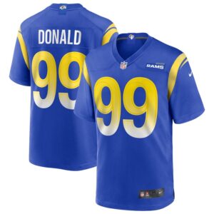 Aaron Donald Los Angeles Rams Game Player Jersey - Royal