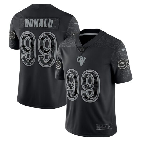 Aaron Donald Los Angeles Rams RFLCTV Limited Jersey - Black