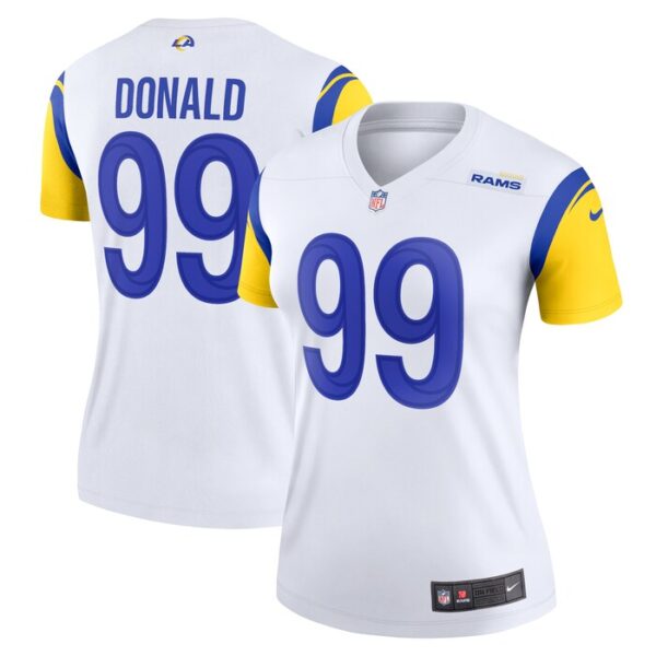 Aaron Donald Los Angeles Rams Women Legend Jersey - White