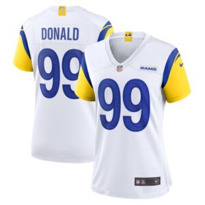 Aaron Donald Los Angeles Rams Women Player Jersey - White