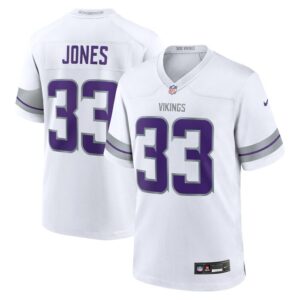 Aaron Jones Minnesota Vikings Alternate Game Player Jersey - White