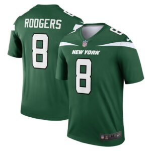 Aaron Rodgers New York Jets Men's Legend Player Jersey - Gotham Green