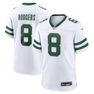 Aaron Rodgers New York Jets Player Game Jersey - Legacy White