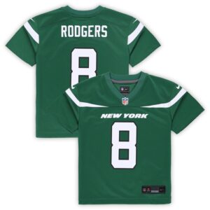 Aaron Rodgers New York Jets Preschool Game Jersey - Gotham Green