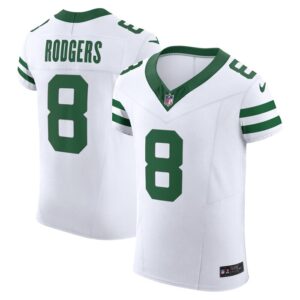 Aaron Rodgers New York Jets Vapor F.U.S.E. Elite Jersey - Legacy White