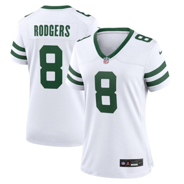 Aaron Rodgers New York Jets Women Game Jersey - Legacy White