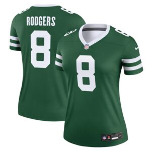 Aaron Rodgers New York Jets Women Legend Jersey - Legacy Green