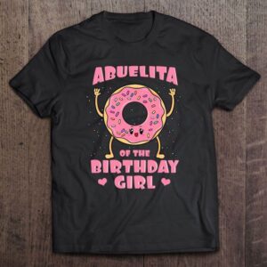 Abuelita Of The Birthday Girl Donut Bday Party Grandmother T Shirt