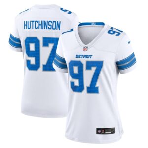 Aidan Hutchinson Detroit Lions Women Game Jersey - White