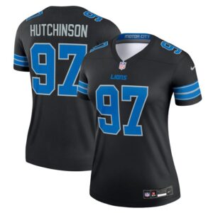 Aidan Hutchinson Detroit Lions Women Legend Jersey - Black