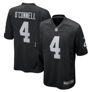 Aidan O'Connell Las Vegas Raiders Game Jersey - Black