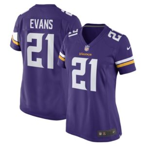 Akayleb Evans Minnesota Vikings Women Game Player Jersey - Purple