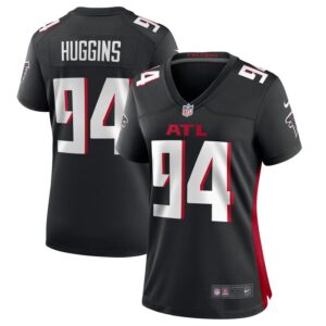 Albert Huggins Atlanta Falcons Women Team Game Jersey - Black