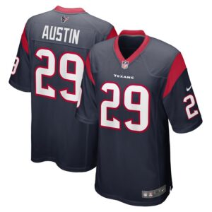 Alex Austin Houston Texans Team Game Jersey - Navy