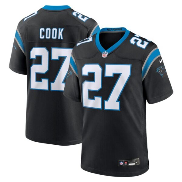 Alex Cook Carolina Panthers Game Jersey - Black