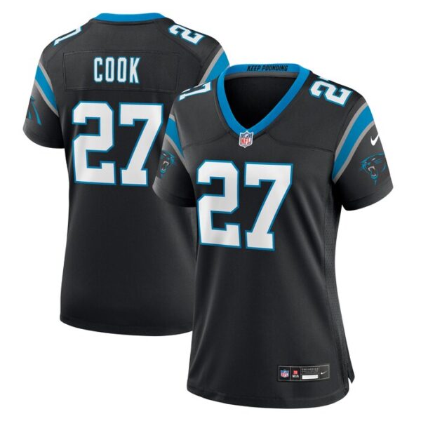 Alex Cook Carolina Panthers Women Game Jersey - Black