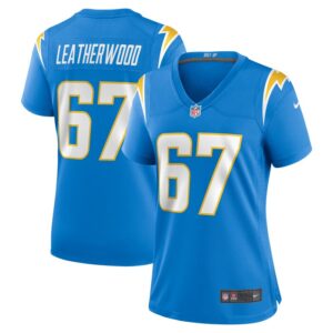 Alex Leatherwood Los Angeles Chargers Women Team Game Jersey - Powder Blue