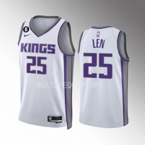 Alex Len Sacramento Kings #25 White Jersey 2022-23 Association Edition Swingman