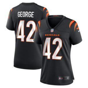 Allan George Cincinnati Bengals Women Game Player Jersey - Black