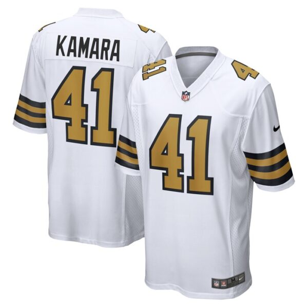 Alvin Kamara New Orleans Saints Alternate Game Jersey - White