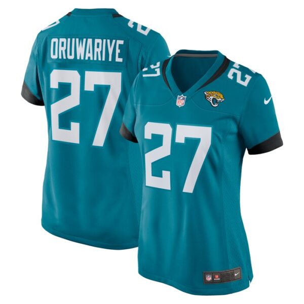 Amani Oruwariye Jacksonville Jaguars Women Game Jersey - Teal