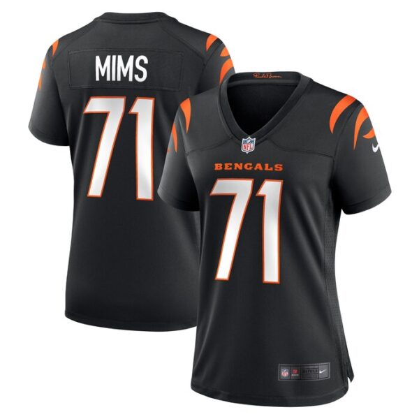 Amarius Mims Cincinnati Bengals Women Game Jersey - Black