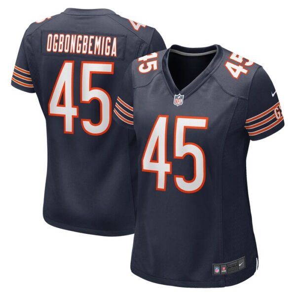 Amen Ogbongbemiga Chicago Bears Women Game Jersey - Navy