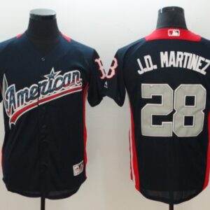 American League #28 J.D. Martinez Navy 2018 MLB All-Star Game Home Run Derby Jersey