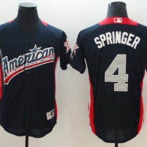 American League #4 George Springer Navy 2018 MLB All-Star Game Home Run Derby Jersey