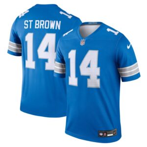 Amon-Ra St. Brown Detroit Lions Legend Jersey - Blue